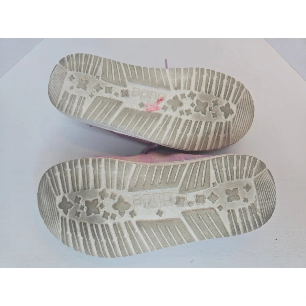 Hey Dude‎ Wendy Youth Unicorn Dreamer Tie Dye Purple Shimmer Shoes Size 11